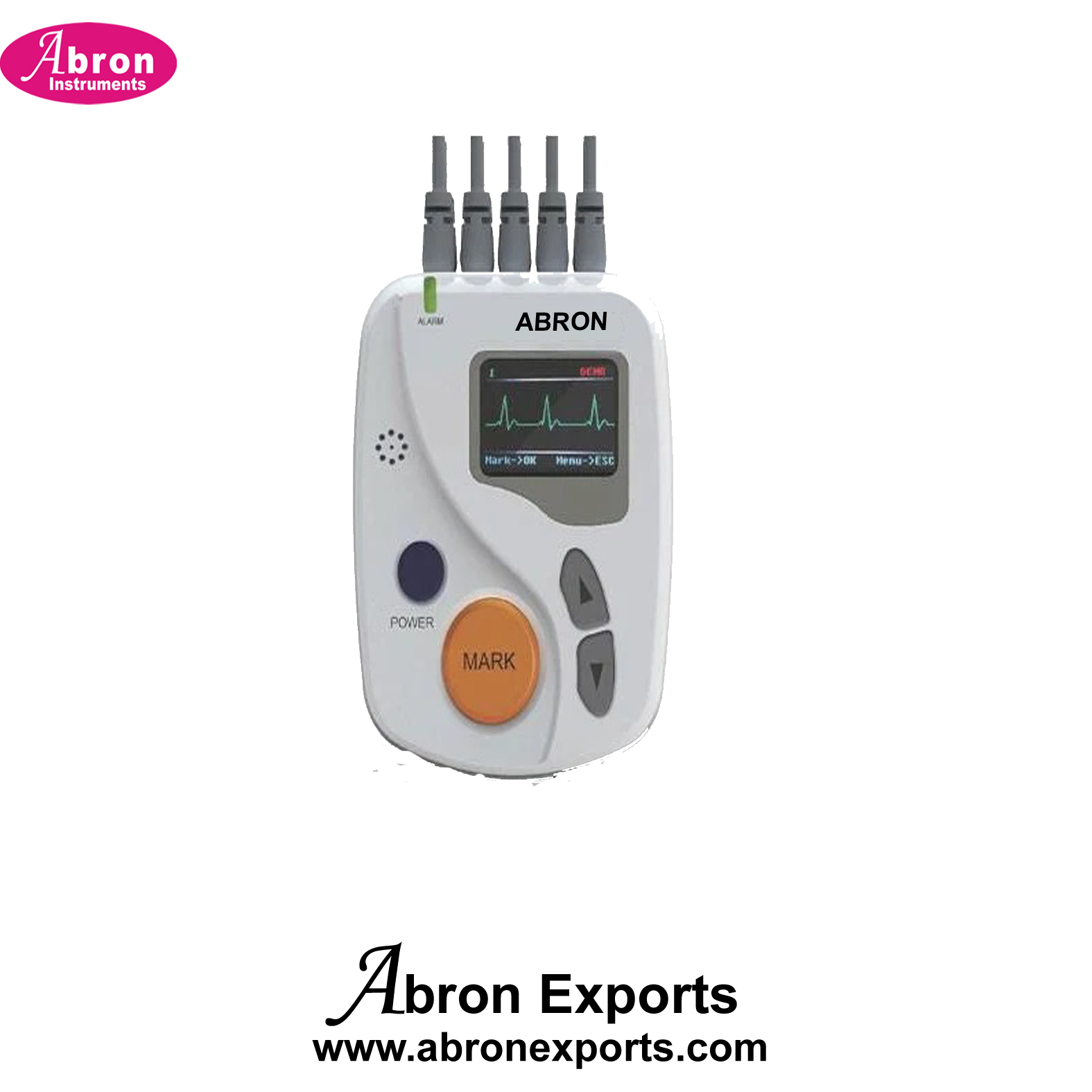 ECG machine Holter 1 Days recording with wires Electrocardiogram Hospital Medical Nursing Home Clinic Abron
